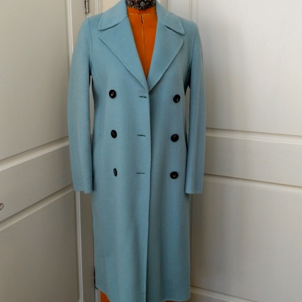 Zara Woman Double Face Wool Blend Coat